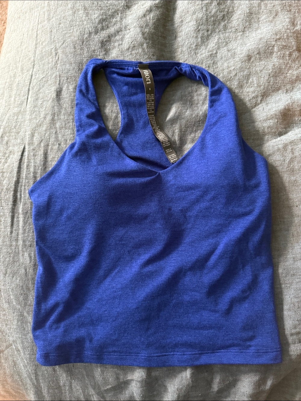 Vuori Spacedye Electric Blue Racerback Tank